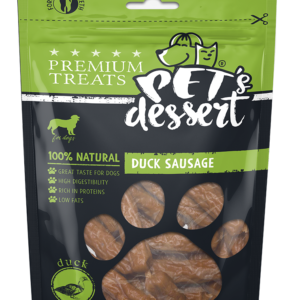 PET DESSERT DUCK SAUSAGE 80 G