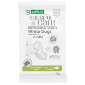 SUPERIOR CARE HYPOALLERGENIC DENTAL WHITE FISH 150 G