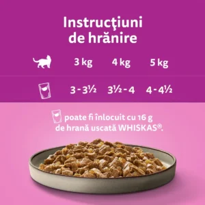 PLIC WHISKAS CU VITĂ 85 G