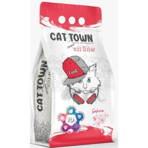 NISIP BENTONITA CAT TOWN SAKURA 10 L