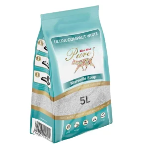 NISIP BENTONITA MIAU MIAU PURE MARSEILLE SOAP 5 L