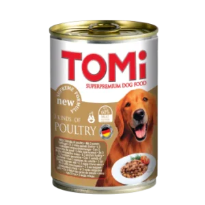 CONSERVA TOMI DOG 3 FELURI DE PUI 400 G