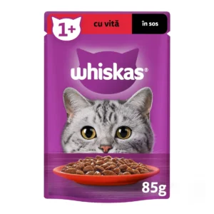 PLIC WHISKAS CU VITĂ 85 G