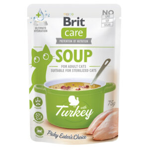 BRIT CARE SUPĂ PENTRU PISICI CU CARNE DE CURCAN 75 G