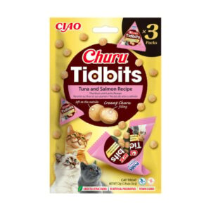 RECOMPENSE PISICI CHURU TIDBITS CU TON&SOMON 3*12 G
