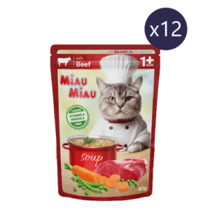 SUPA PISICI MIAU MIAU CU VITA 12* 85 G