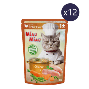 SUPA PISICI MIAU MIAU CU PUI 12*85 G