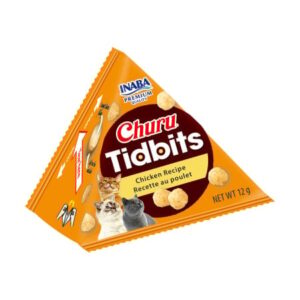 RECOMPENSE PISICI CHURU TIDBITS CU PUI 3*12 G